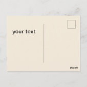 Fröhlicher Muttertag mit Herz Postkarte (Rückseite)