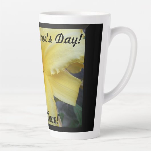 Fröhlicher Muttertag mit Liebe Latte Tasse (Rechts)