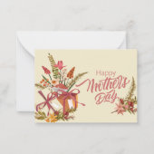 Fröhlicher Muttertag, mit Liebe Mitteilungskarte (Vorderseite)