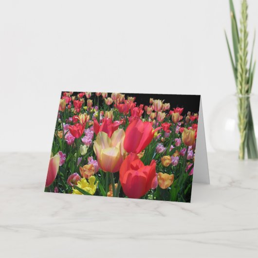Fröhlicher Muttertag mit Tulips Karte (Vorderseite)