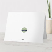 Fröhlicher Muttertag, Naturdesign Karte (Rückseite)