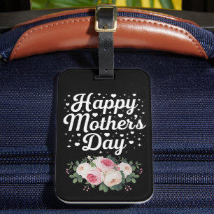 Fröhlicher Muttertag Niedliche Mama der Blüte Oma  Gepäckanhänger