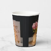 Fröhlicher Muttertag Pappbecher (Rechts)