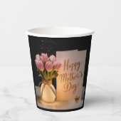 Fröhlicher Muttertag Pappbecher (Vorderseite)