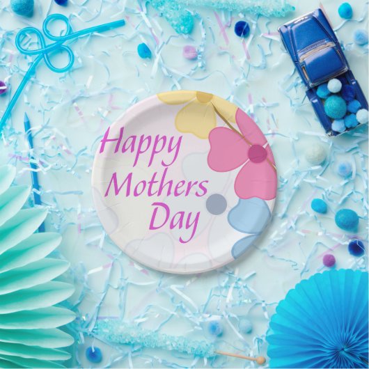 Fröhlicher Muttertag Pappteller (Party)