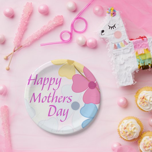 Fröhlicher Muttertag Pappteller (Party)