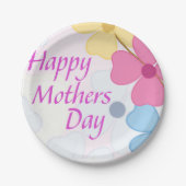 Fröhlicher Muttertag Pappteller (Vorderseite)