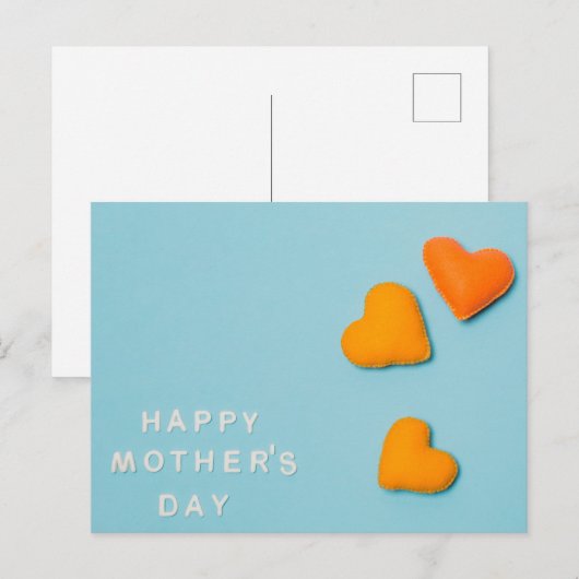 Fröhlicher Muttertag Postkarte (Vorne/Hinten)