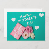 Fröhlicher Muttertag Postkarte (Vorne/Hinten)