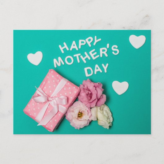 Fröhlicher Muttertag Postkarte (Vorderseite)