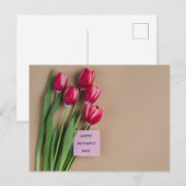 Fröhlicher Muttertag Postkarte (Vorne/Hinten)