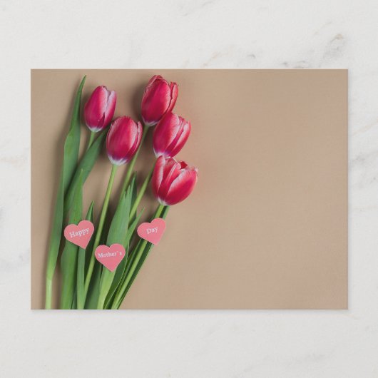 Fröhlicher Muttertag Postkarte (Vorderseite)