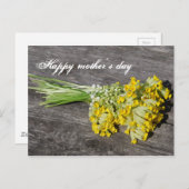 Fröhlicher Muttertag Postkarte (Vorne/Hinten)