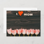 Fröhlicher Muttertag Postkarte (Vorne/Hinten)