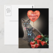 Fröhlicher Muttertag Postkarte (Vorne/Hinten)
