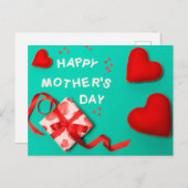 Fröhlicher Muttertag Postkarte (Vorne/Hinten)