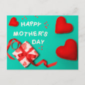 Fröhlicher Muttertag Postkarte (Vorderseite)