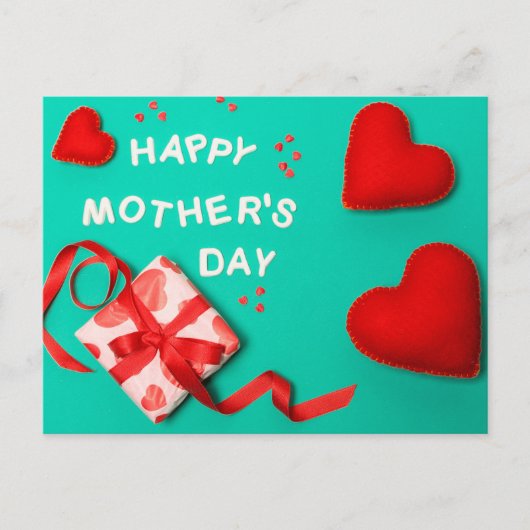 Fröhlicher Muttertag Postkarte (Vorderseite)