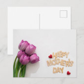 Fröhlicher Muttertag Postkarte (Vorne/Hinten)