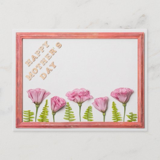 Fröhlicher Muttertag Postkarte (Vorderseite)