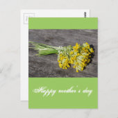 Fröhlicher Muttertag Postkarte (Vorne/Hinten)