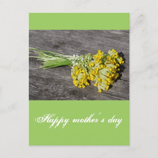 Fröhlicher Muttertag Postkarte (Vorderseite)
