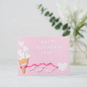 Fröhlicher Muttertag Postkarte (Stehend Vorderseite)