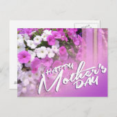 Fröhlicher Muttertag Postkarte (Vorne/Hinten)