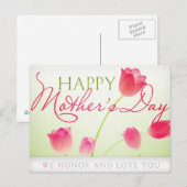 Fröhlicher Muttertag Postkarte (Vorne/Hinten)