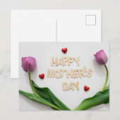 Fröhlicher Muttertag Postkarte (Vorne/Hinten)