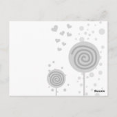 Fröhlicher Muttertag Postkarte (Rückseite)