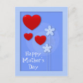 Fröhlicher Muttertag Postkarte (Vorderseite)