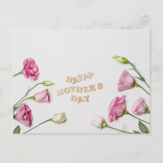 Fröhlicher Muttertag Postkarte (Vorderseite)