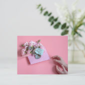 Fröhlicher Muttertag Postkarte (Stehend Vorderseite)