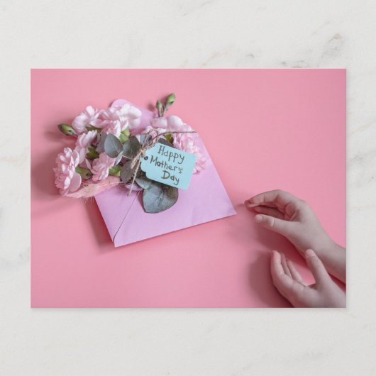 Fröhlicher Muttertag Postkarte (Vorderseite)