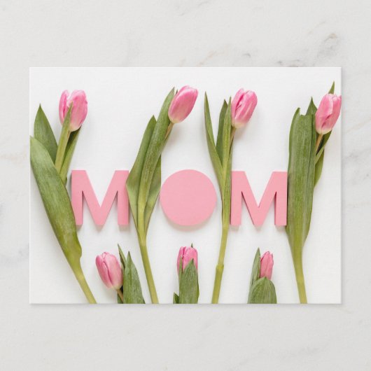 Fröhlicher Muttertag Postkarte (Vorderseite)