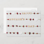Fröhlicher Muttertag Postkarte (Vorne/Hinten)