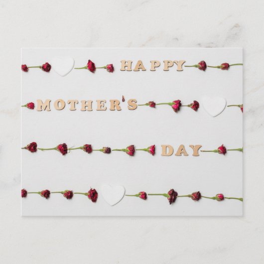 Fröhlicher Muttertag Postkarte (Vorderseite)