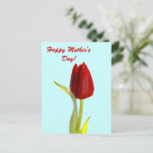 Fröhlicher Muttertag Postkarte (Stehend Vorderseite)