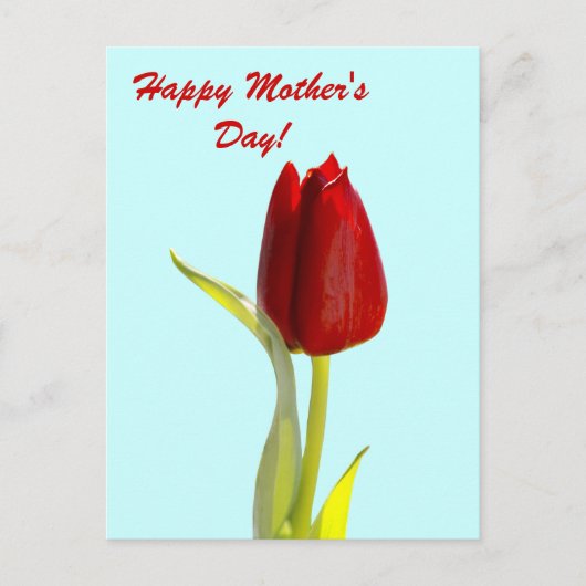 Fröhlicher Muttertag Postkarte (Vorderseite)