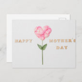 Fröhlicher Muttertag Postkarte (Vorne/Hinten)