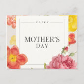 Fröhlicher Muttertag Postkarte (Vorderseite)