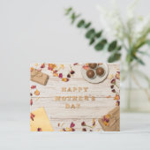 Fröhlicher Muttertag Postkarte (Stehend Vorderseite)