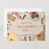 Fröhlicher Muttertag Postkarte (Vorne/Hinten)