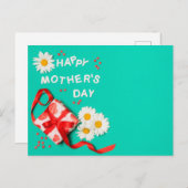 Fröhlicher Muttertag Postkarte (Vorne/Hinten)
