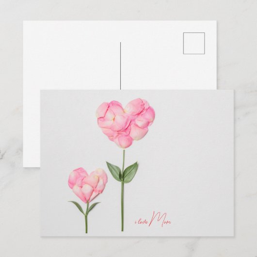 Fröhlicher Muttertag Postkarte (Vorne/Hinten)