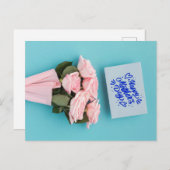 Fröhlicher Muttertag Postkarte (Vorne/Hinten)