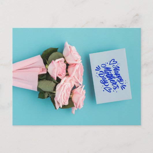 Fröhlicher Muttertag Postkarte (Vorderseite)