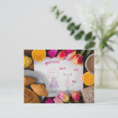 Fröhlicher Muttertag Postkarte (Stehend Vorderseite)