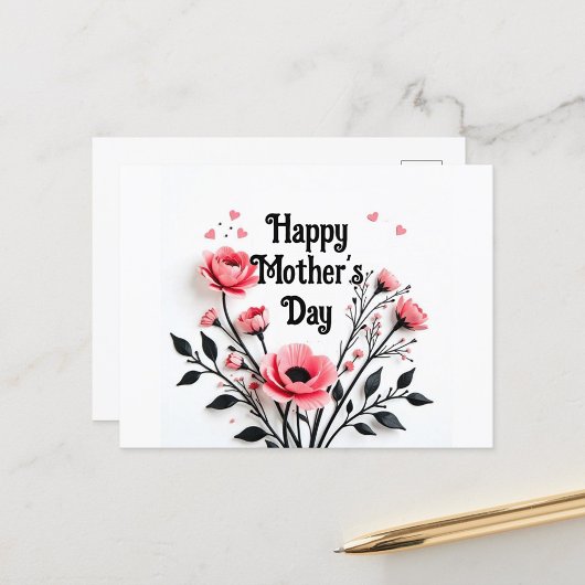 Fröhlicher Muttertag Postkarte